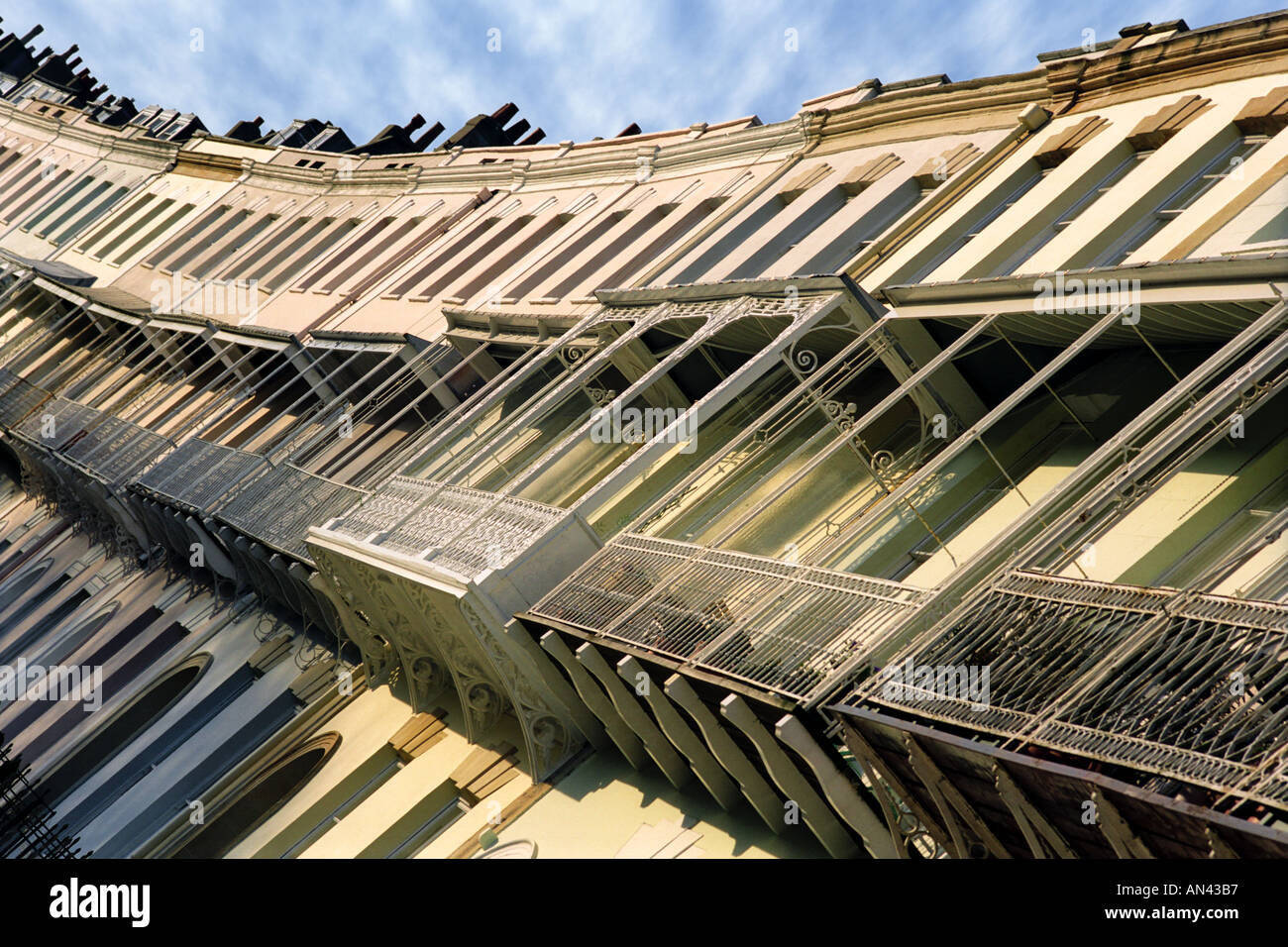 York Royal Crescent à Clifton Bristol Banque D'Images