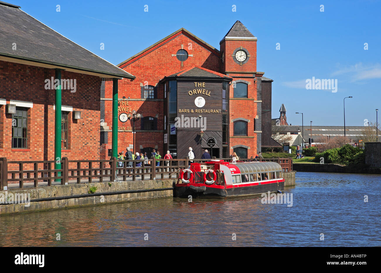 Wigan Pier Heritage Centre, Leeds Liverpool Center Banque D'Images