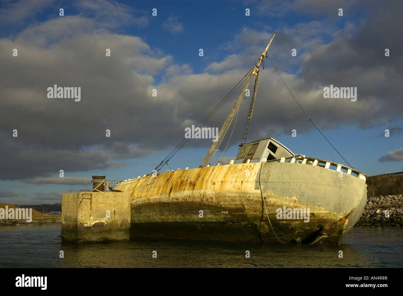 Navire Portsmouth Harbour Hamshire England UK Banque D'Images