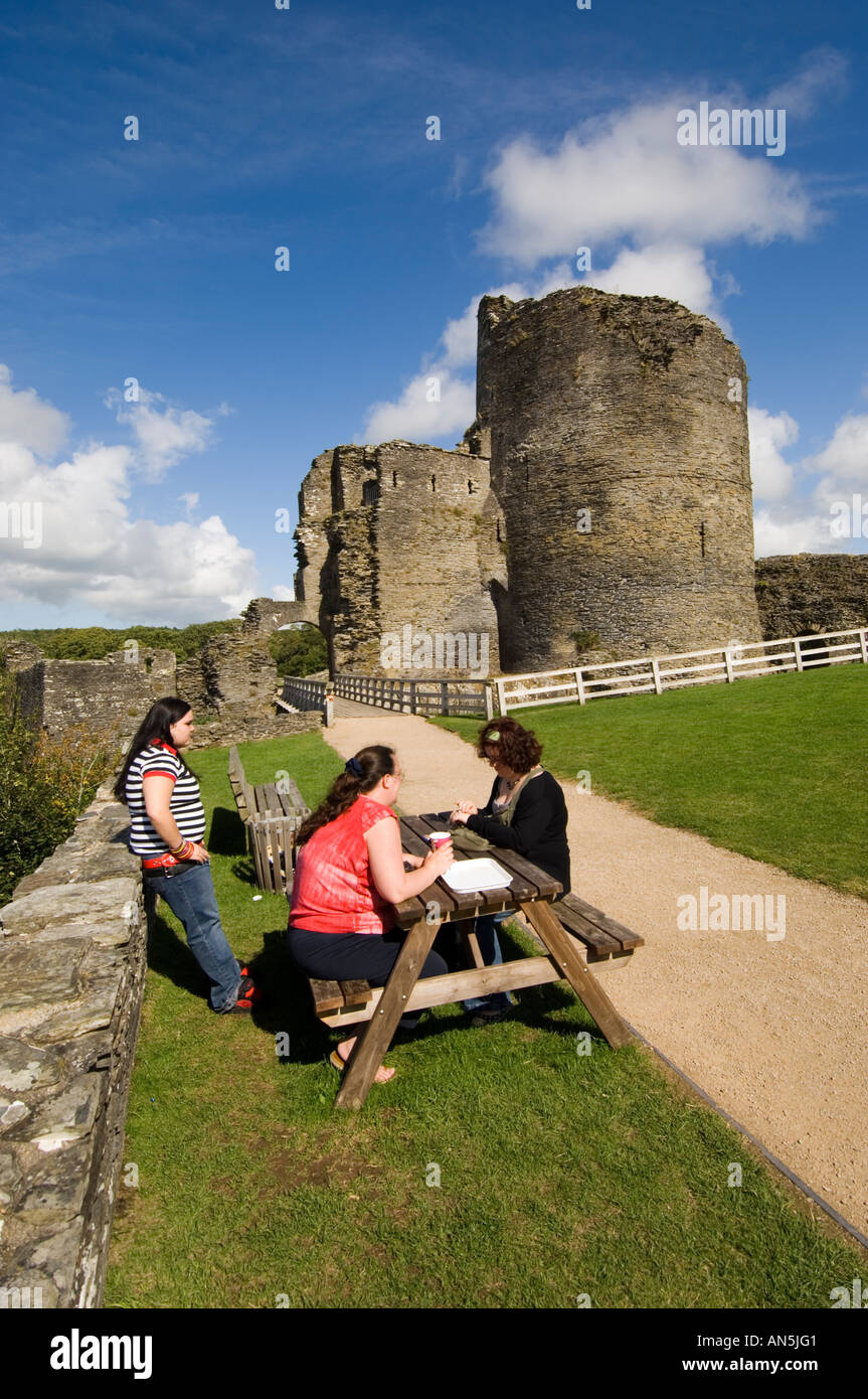 Cilgerran Castle West Wales pembrokeshire après-midi d'été Banque D'Images