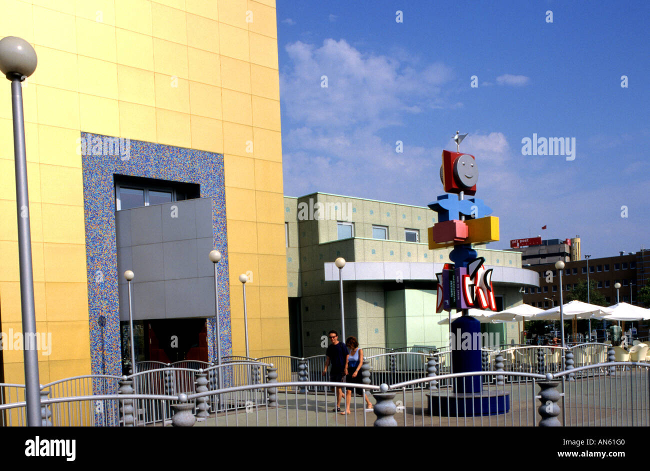 Le Musée de Groningue Pays-Bas Groningen town city ( Le musée présente l'art moderne et contemporain ) Banque D'Images