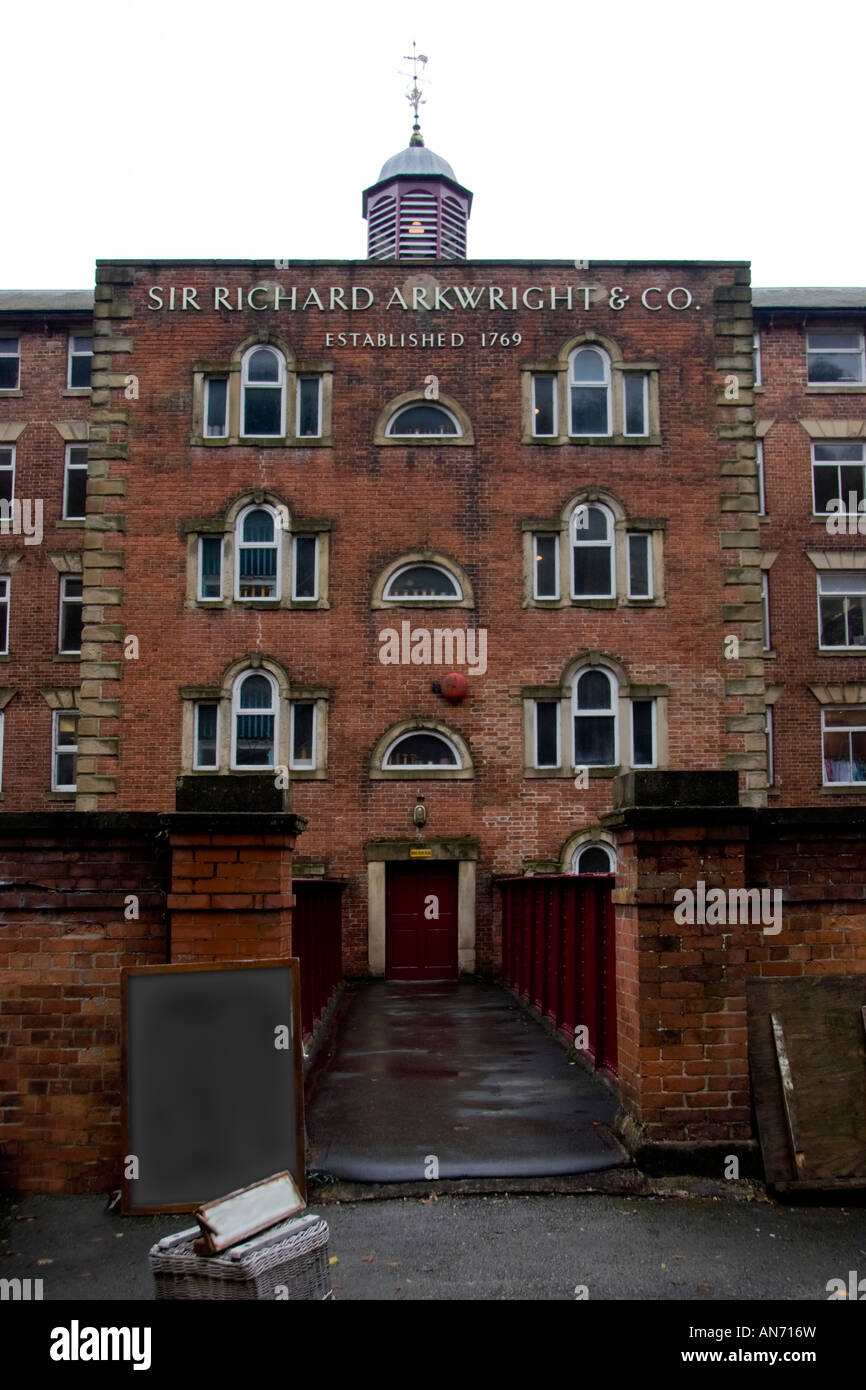 Masson Mill Road, Derby, Derbyshire, Matlock Bath, Angleterre Banque D'Images