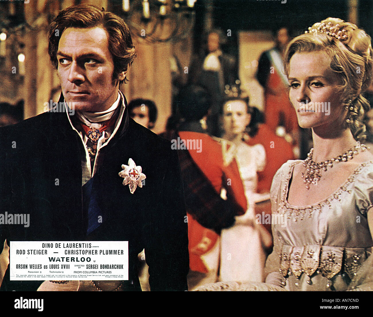 WATERLOO 1970 Columbia film avec Christopher Plummer et Virginia McKenna Banque D'Images