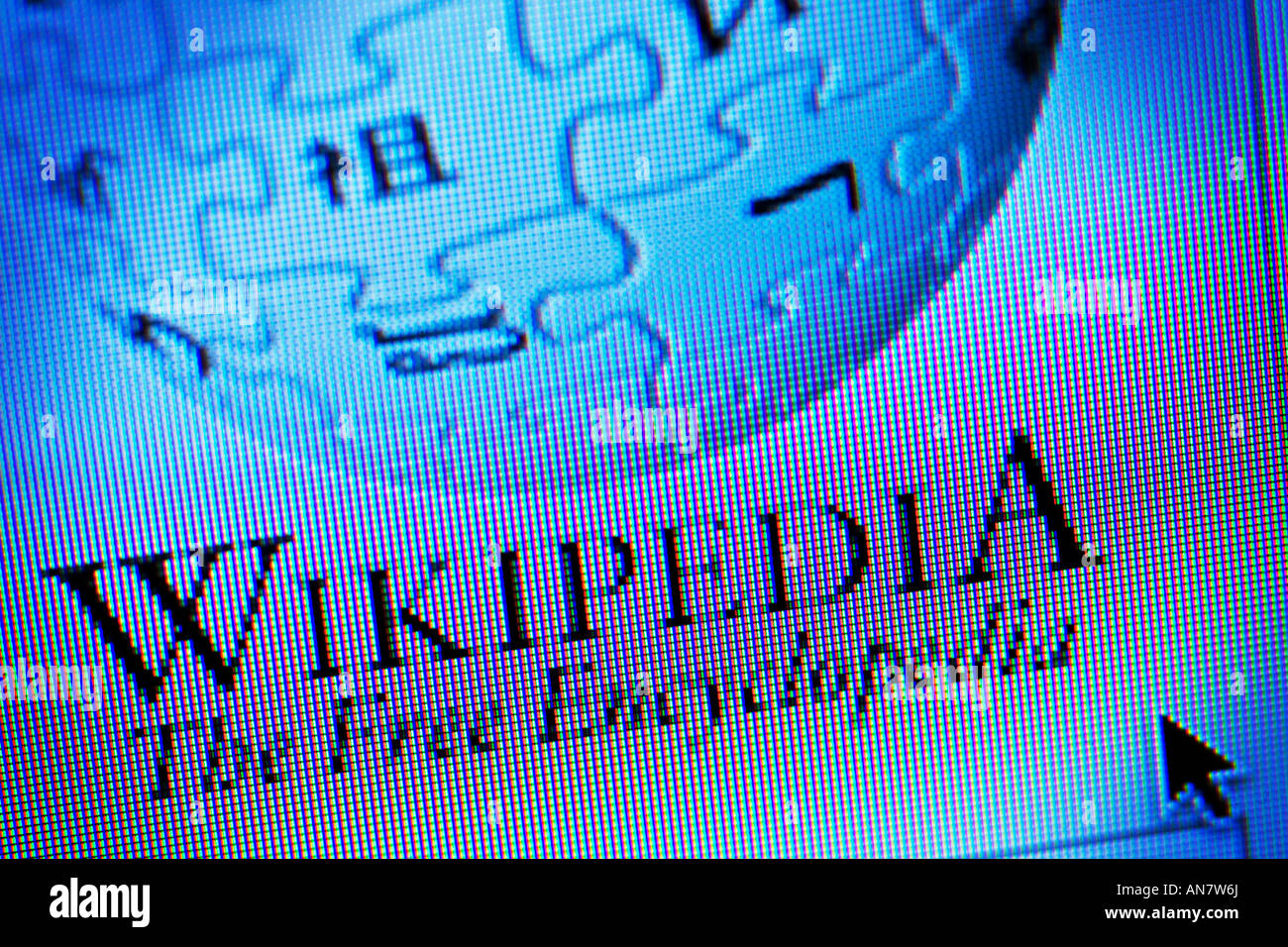 Site web de l'encyclopédie Wikipedia www.wikipedia.org Banque D'Images