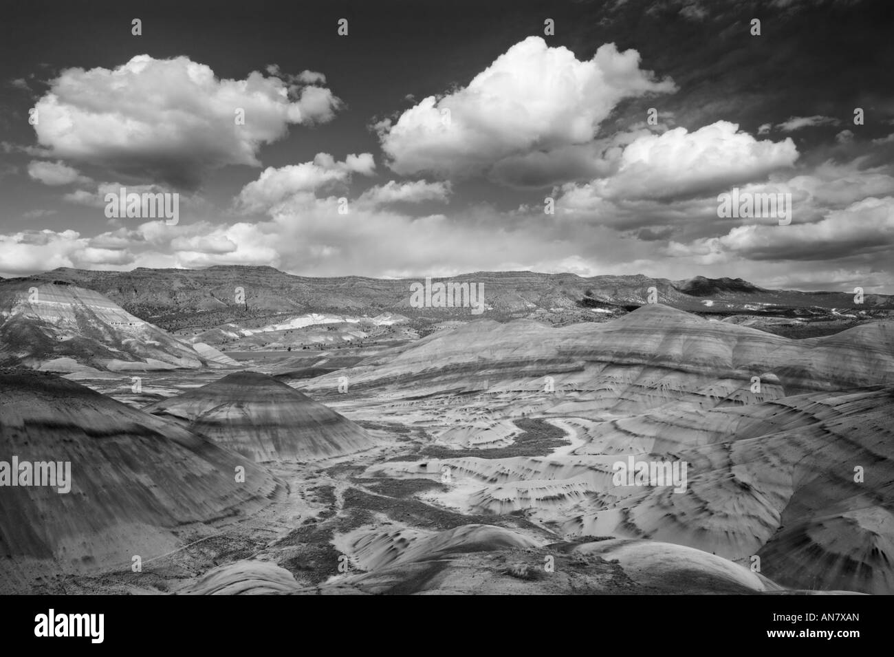 Dans les collines peintes John Day Fossil jumeaux National Monument dans le centre de l'Oregon. Banque D'Images