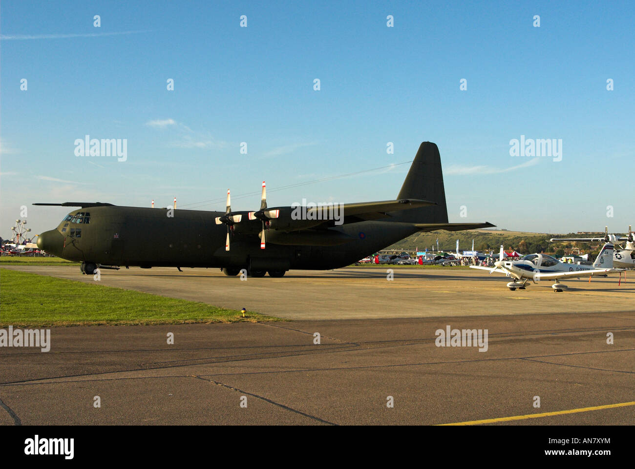 Un Lockheed C-130 Hercules C K3 (principal) d'aéronefs - Shoreham Airshow 2007 Banque D'Images