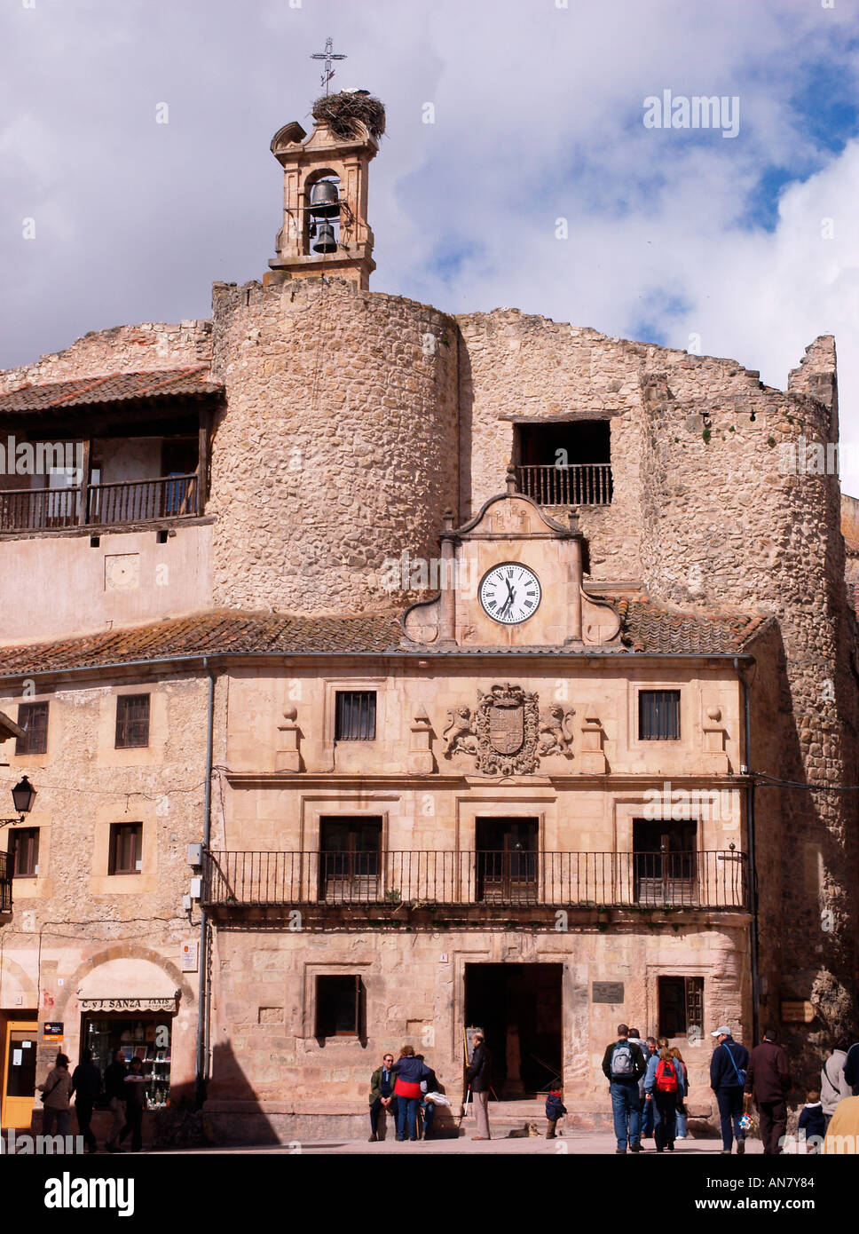 Château de Fernán Gómez Sepúlveda Segovia province Castille León Espagne Banque D'Images