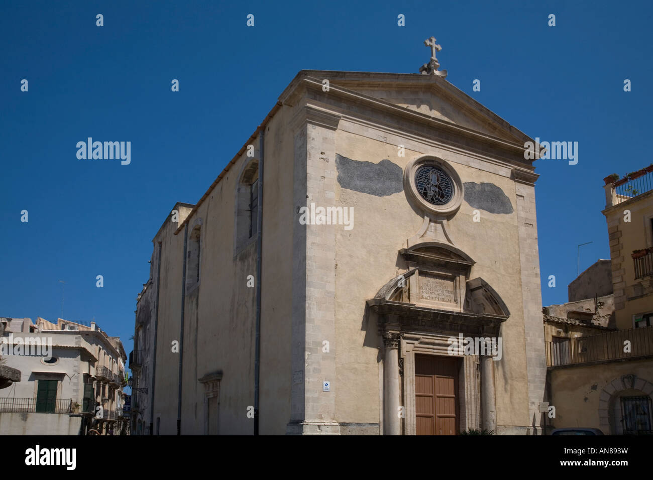 Chiesa San Paolo Ortigia Siracusa Sicile Italie Banque D'Images