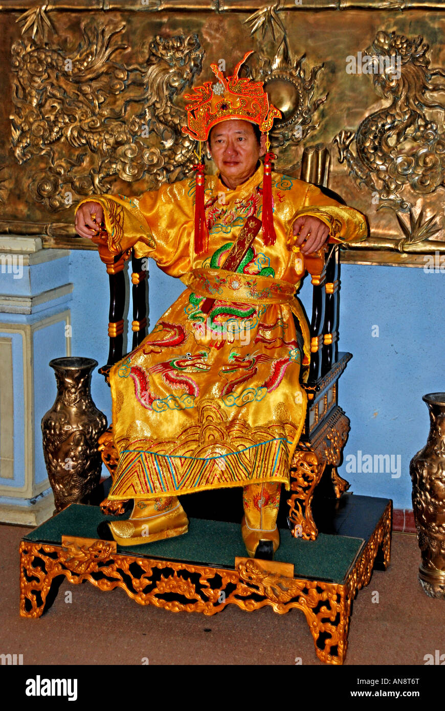 Imperial Palace Hue Vietnam Viet Nam Royal Banque D'Images