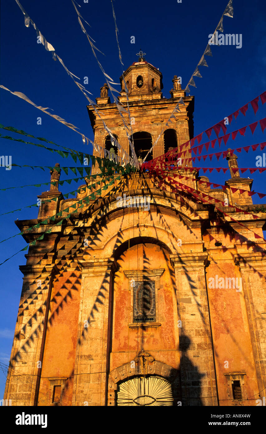 Temple du Sanctuaire de Guadalupe, Templo el Santuario de Guadalaupe Patzcuaro, Michoacan, Mexique Banque D'Images