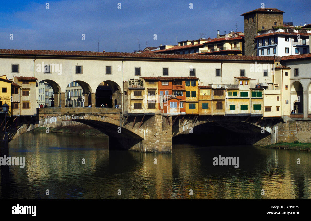 Ponte Vecchio Florence Italie Banque D'Images