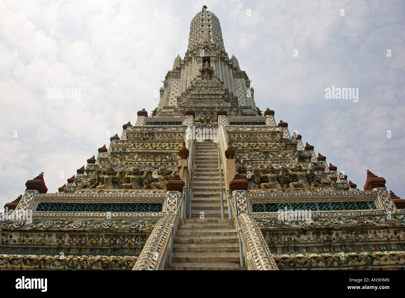 Wat Arun Temple de l'aube Bangkok Thaïlande Banque D'Images