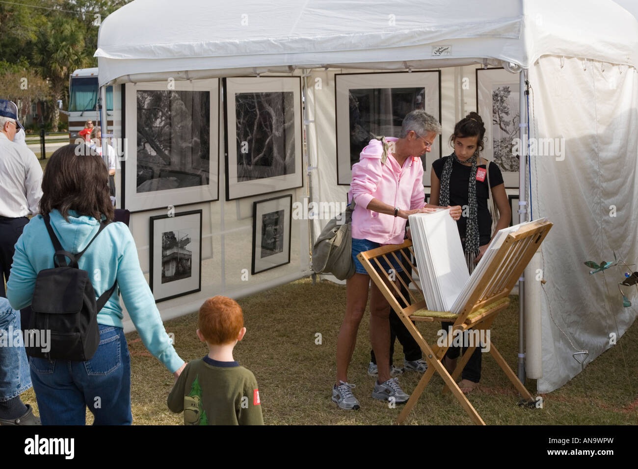 Anna Maria Island Art Show en Floride Banque D'Images
