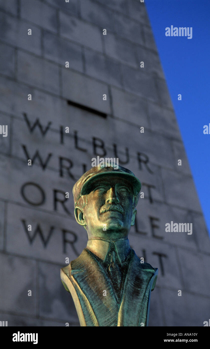 Wright Brothers National Memorial Kitty Hawk Outer Banks de la Caroline du Nord USA Banque D'Images