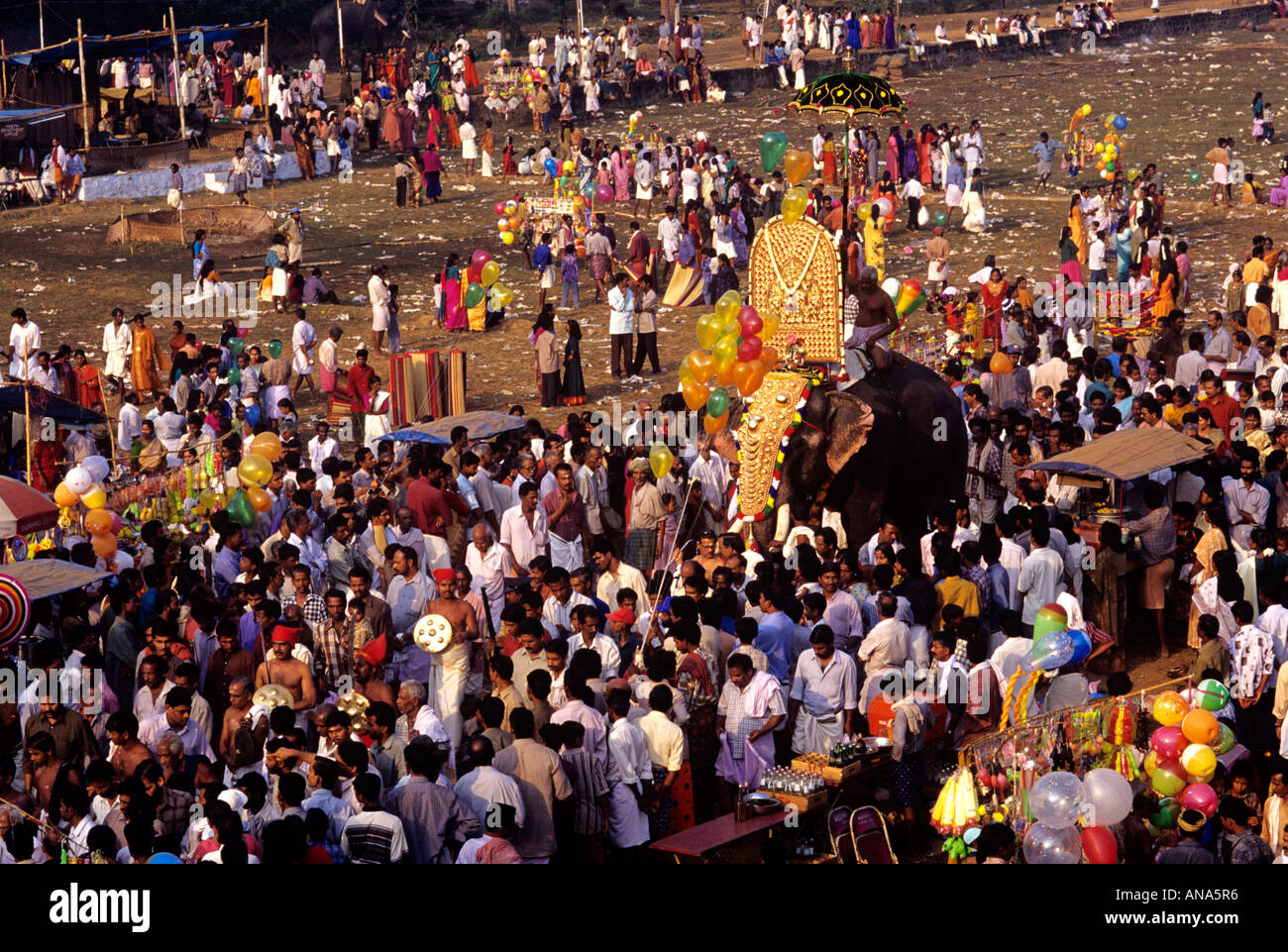ARATTUPUZHA THRISSUR POORAM KERALA Banque D'Images