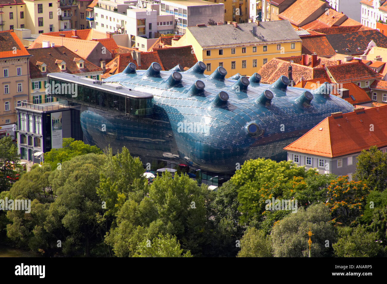 Le Kunsthaus de Graz, Autriche Banque D'Images