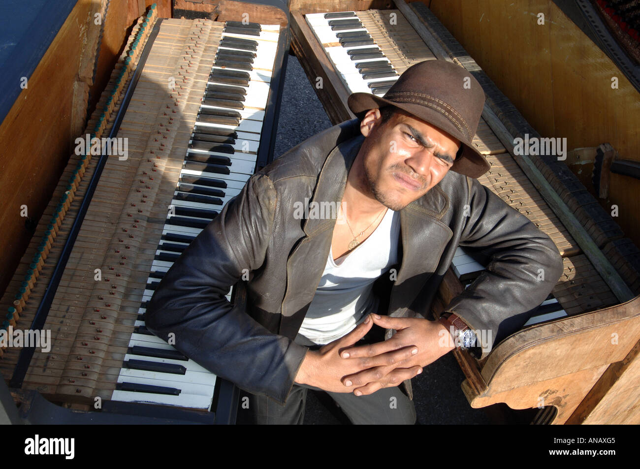 Anthony Johnson acteur et musicien britannique Banque D'Images