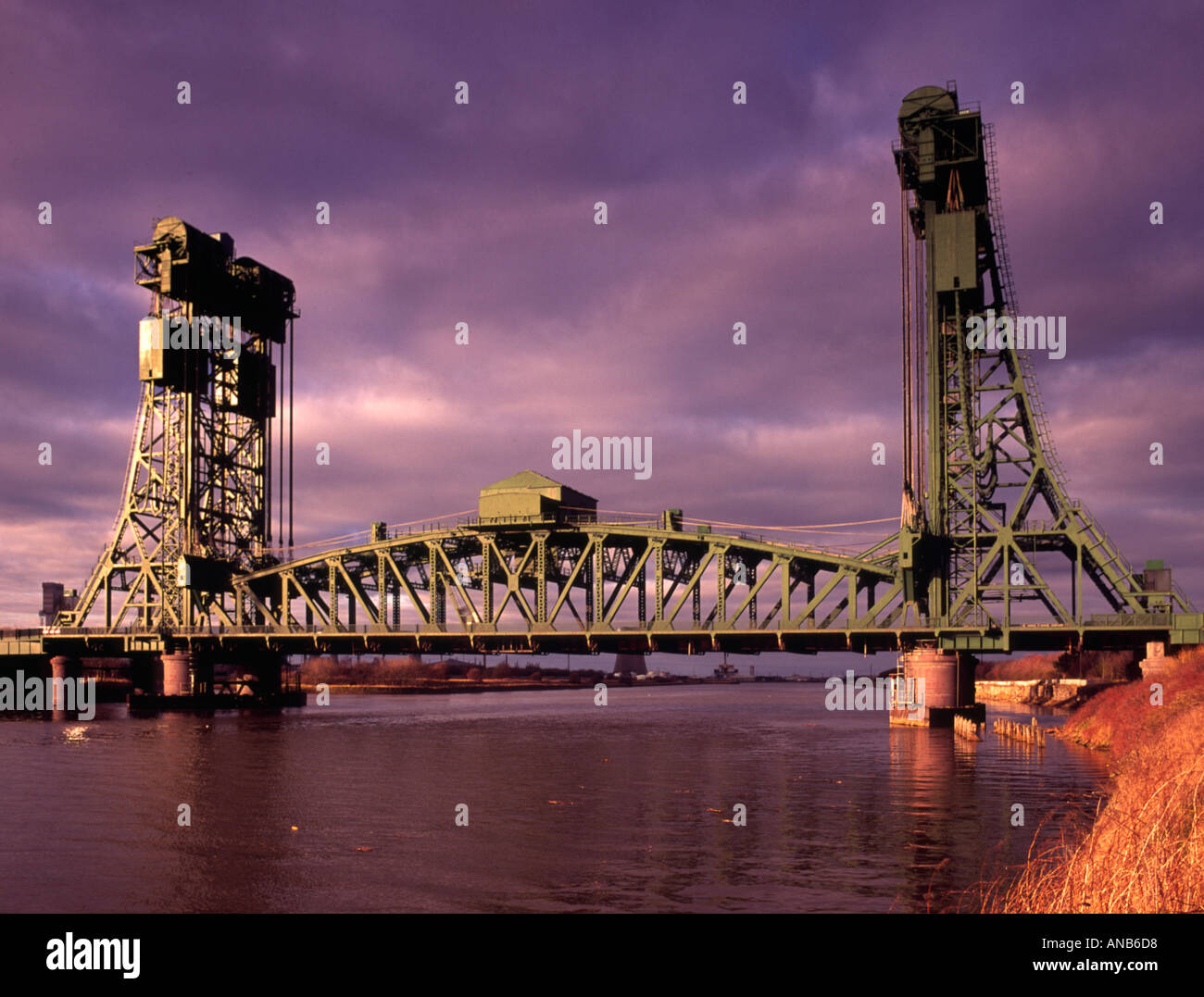 Pont de Newport sur la Tees à Middlesbrough un pont routier sensibilisation désormais verrouillées Banque D'Images
