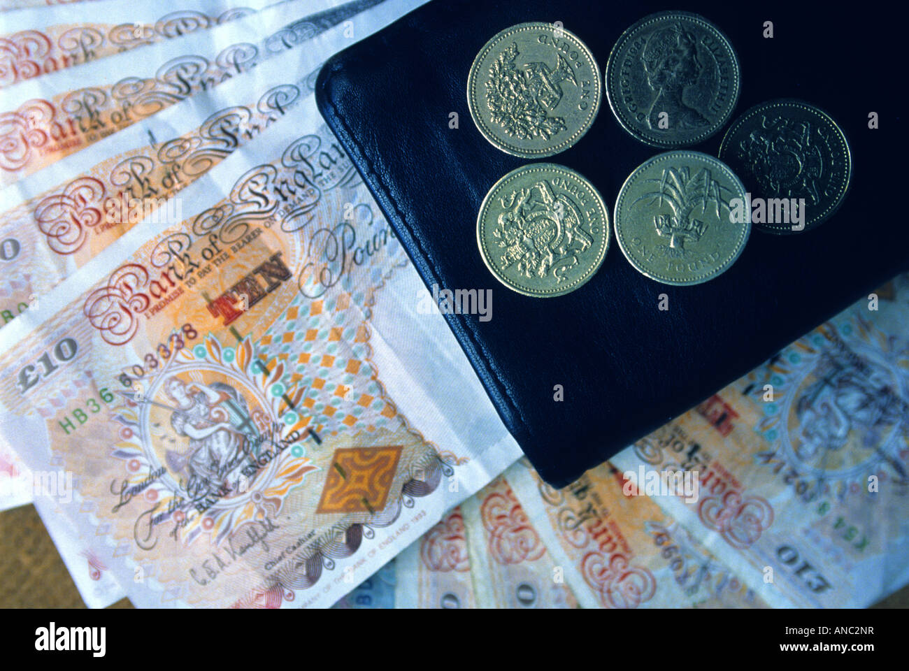 Sterling argent comptant Devise United Kingdom Banque D'Images