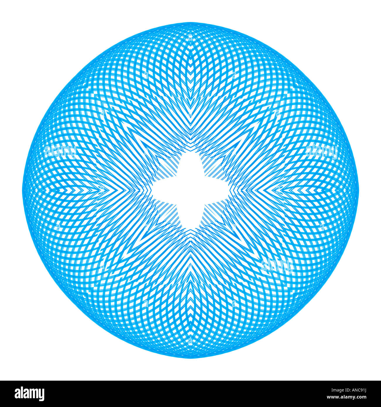 Résumé de l'image fractale ressemblant à awired star mesh Banque D'Images
