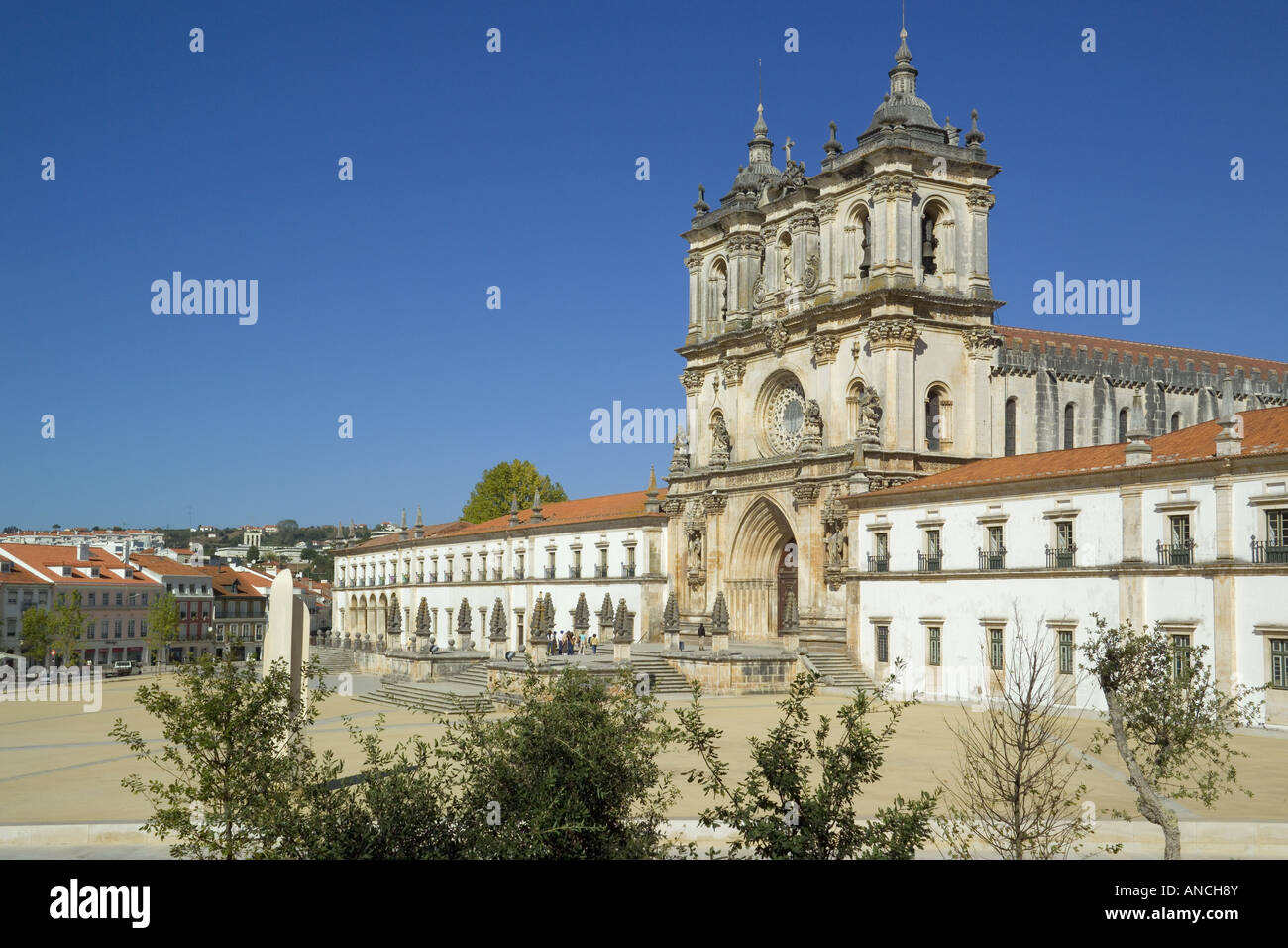 Le monastère de Santa Maria de Alcobaça Alcobaça, Estremadura, Costa da Prata, Portugal Banque D'Images