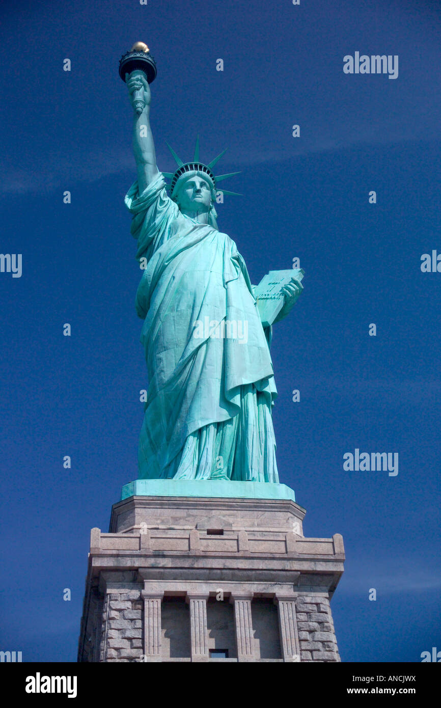 Statue de la Liberté à New York aux USA Banque D'Images