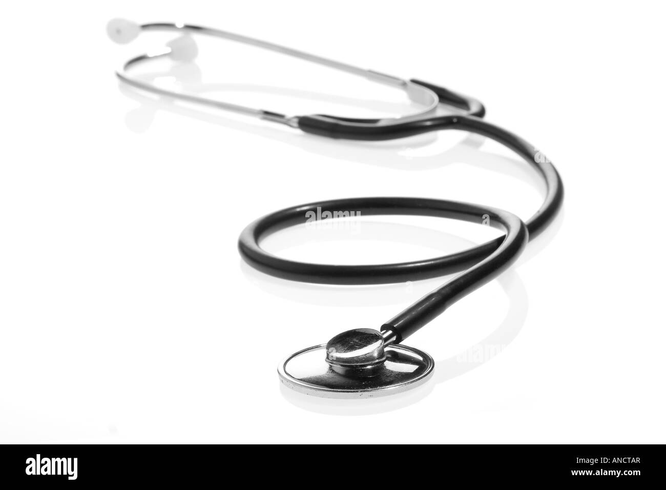 Stéthoscope en inox Banque D'Images