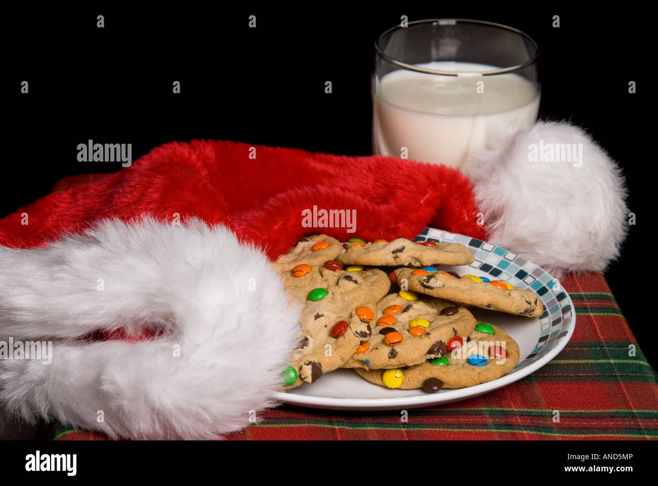 Biscuit de Noël de saison pour utilisation comme Santas cookies Banque D'Images