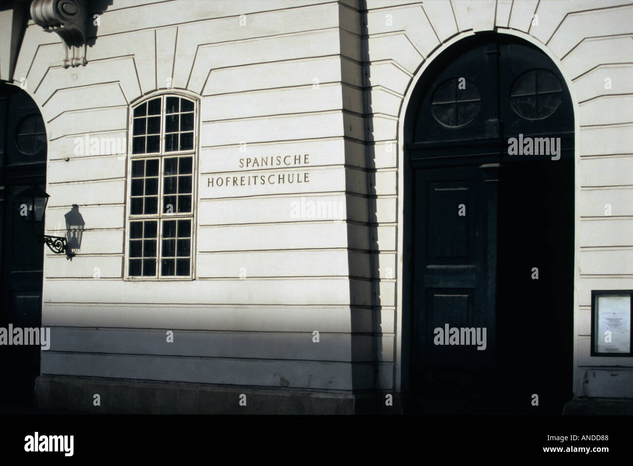 L'école d'équitation d'hiver, Vienne, Autriche Banque D'Images