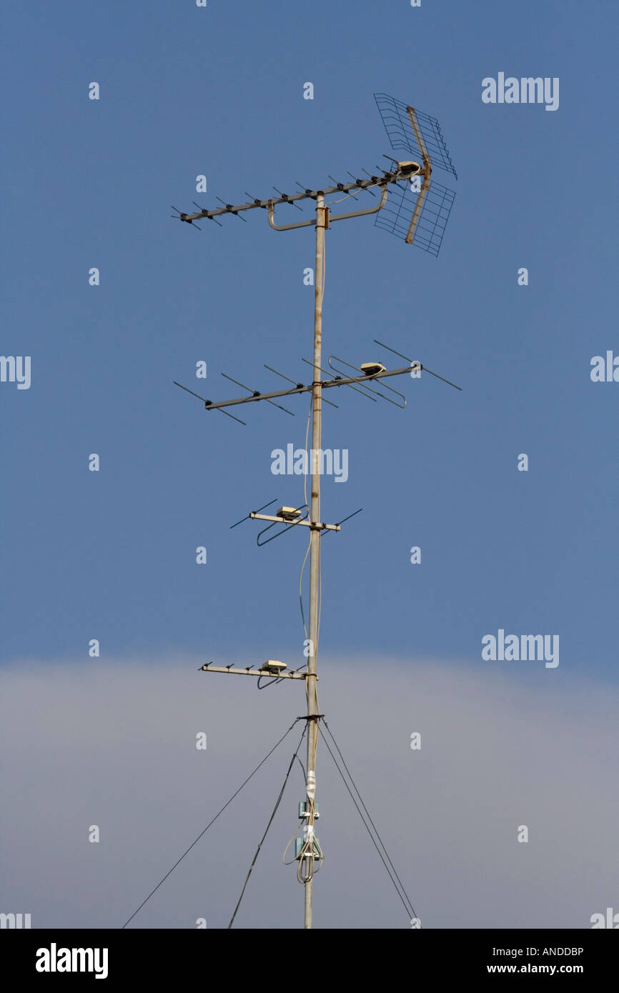 Antenne TV Banque D'Images