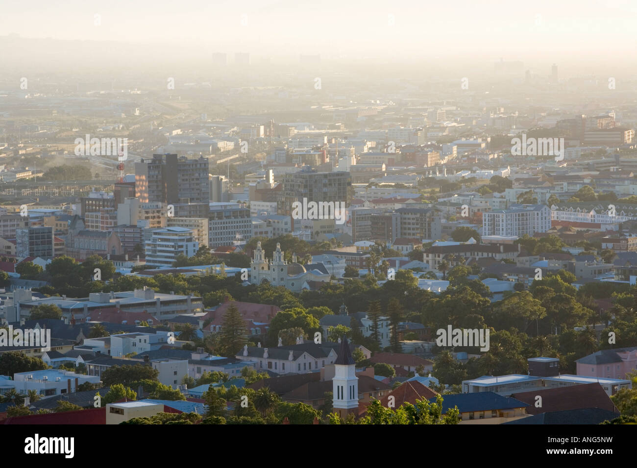 Cape Town Afrique du Sud au lever du soleil Banque D'Images