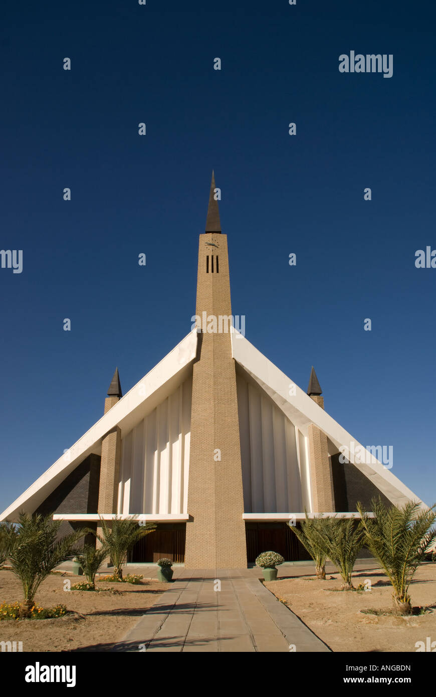 L'architecture moderne de la ville de Bethanie dans le sud de la Namibie Banque D'Images