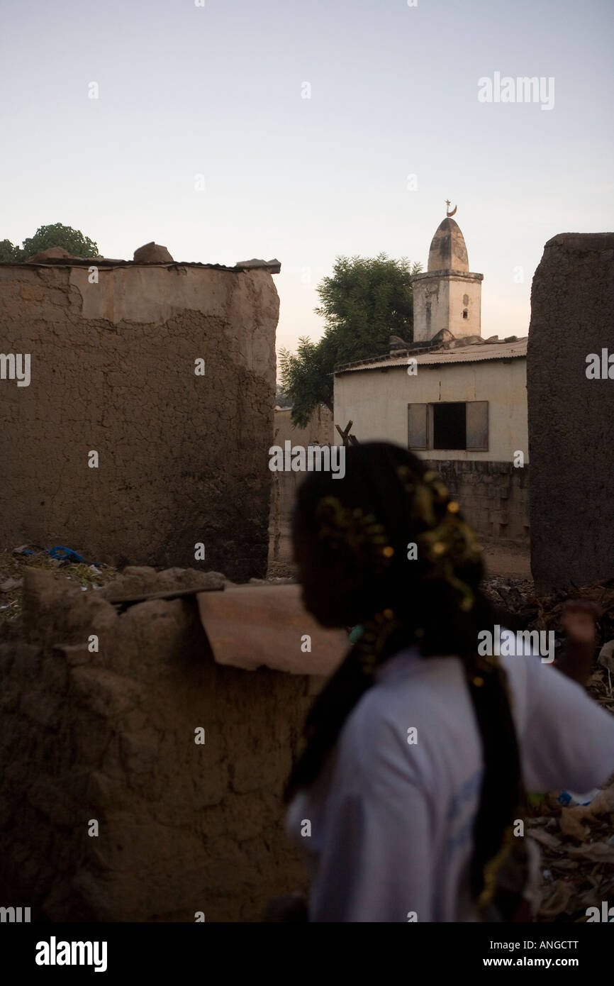 Des scènes de la vie de village de la région de Kita au Mali Banque D'Images