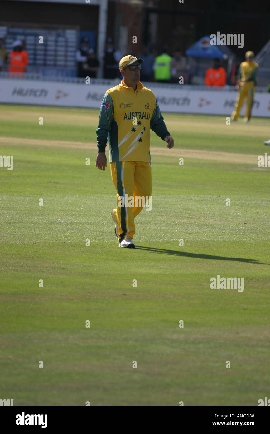 V L'Australie Nouvelle-Zélande Ricky Ponting ICC Champions trophy 16 Septembre 2004 Banque D'Images