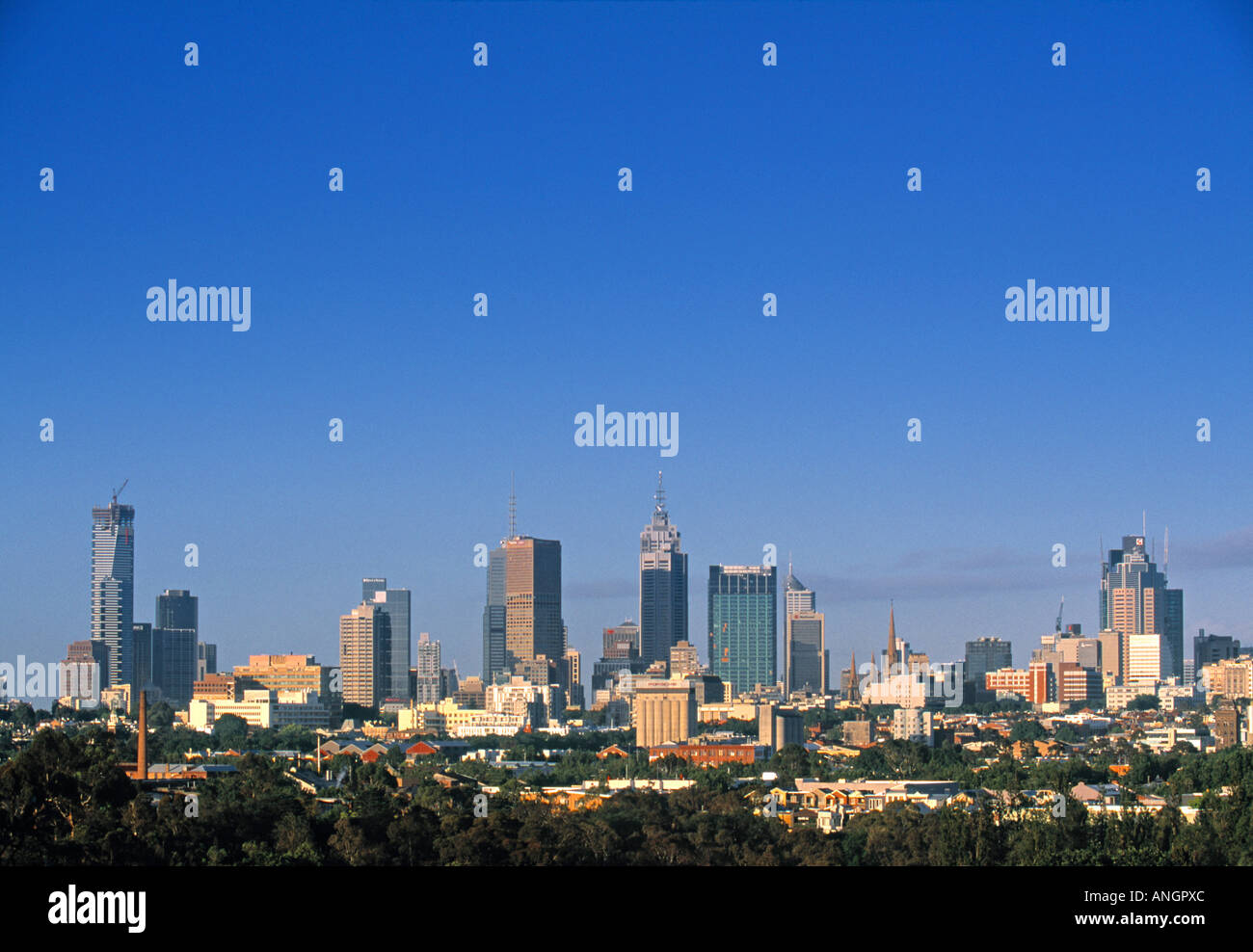 Skyline, Melbourne, Victoria, Australie Banque D'Images