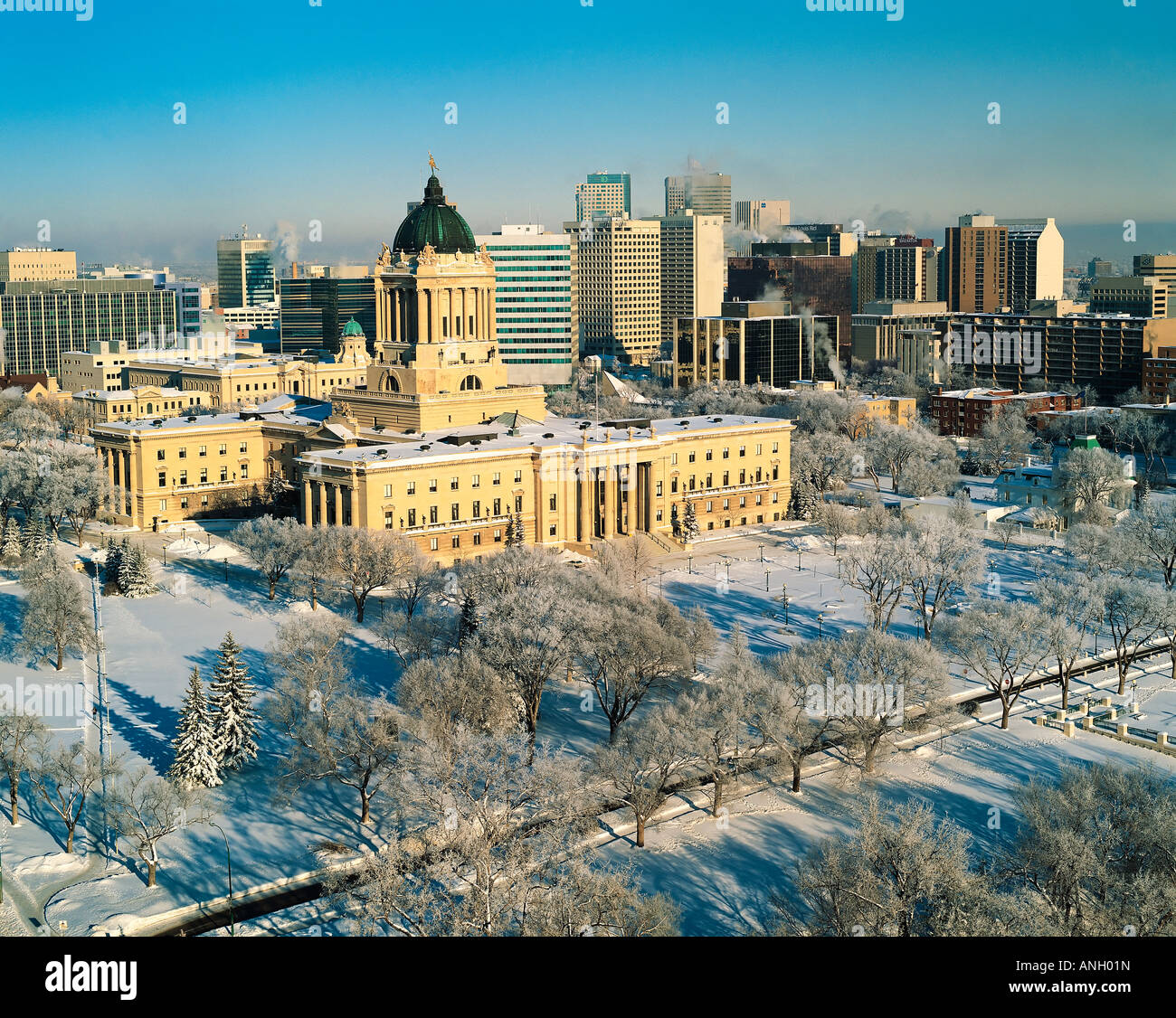 Ville de Winnipeg, Winnipeg, Manitoba, Canada. Banque D'Images