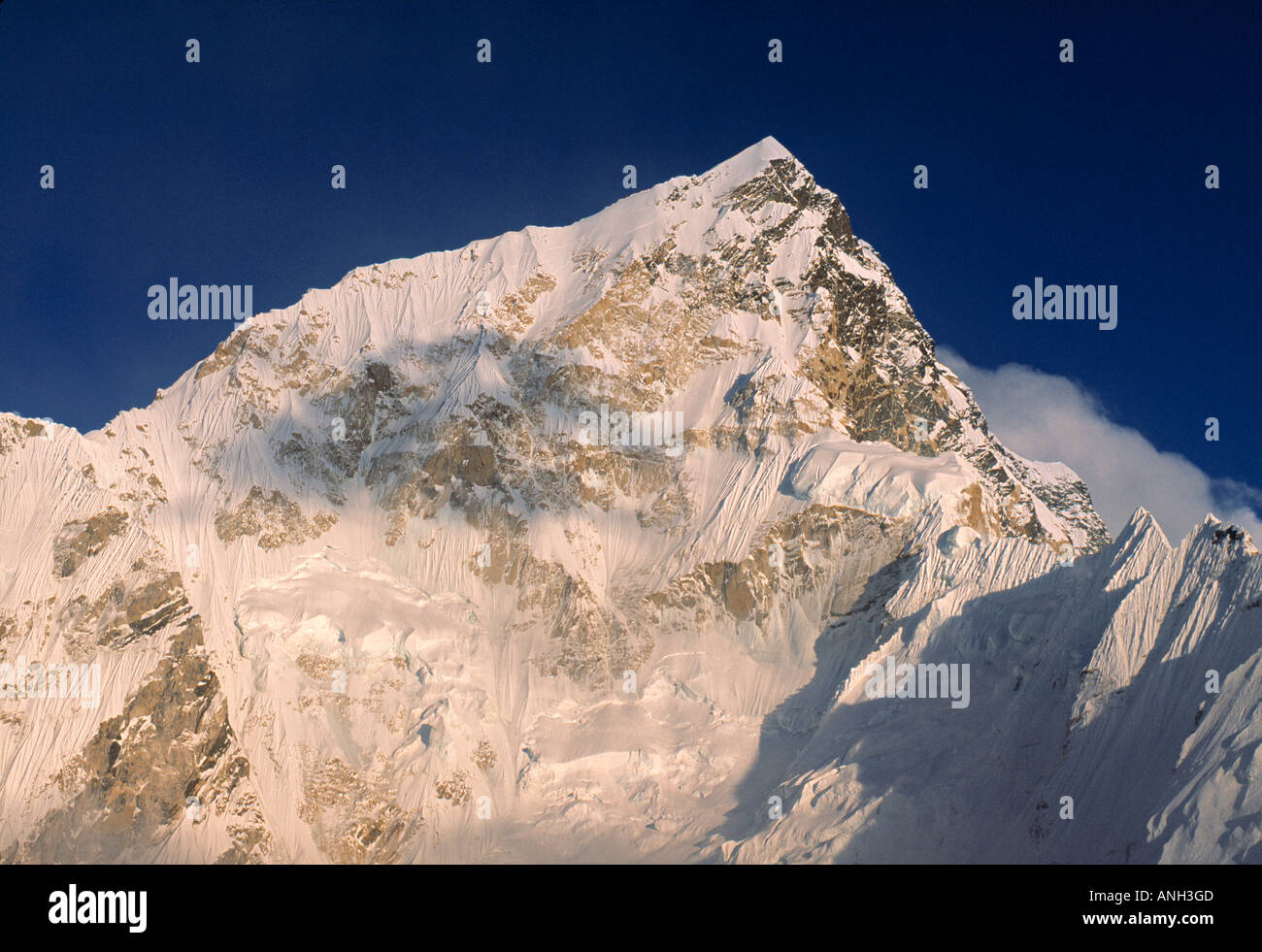 Nuptse, vallée du Khumbu, Népal, NP Sagamartha Banque D'Images