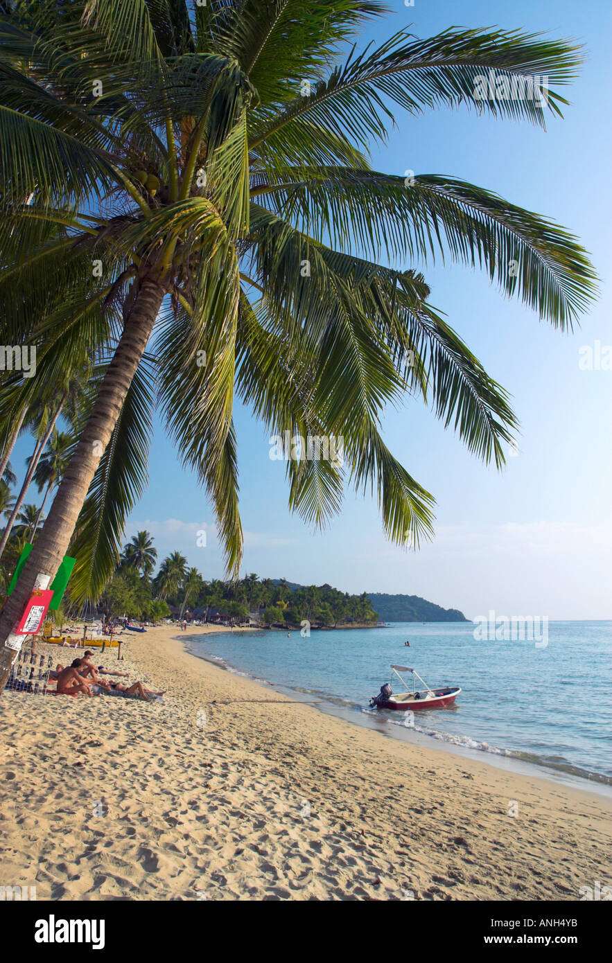 Hat Tha Nam Nam Tha (ou plage de Lonely), Ko Chang, le sud-est de la Thaïlande Banque D'Images