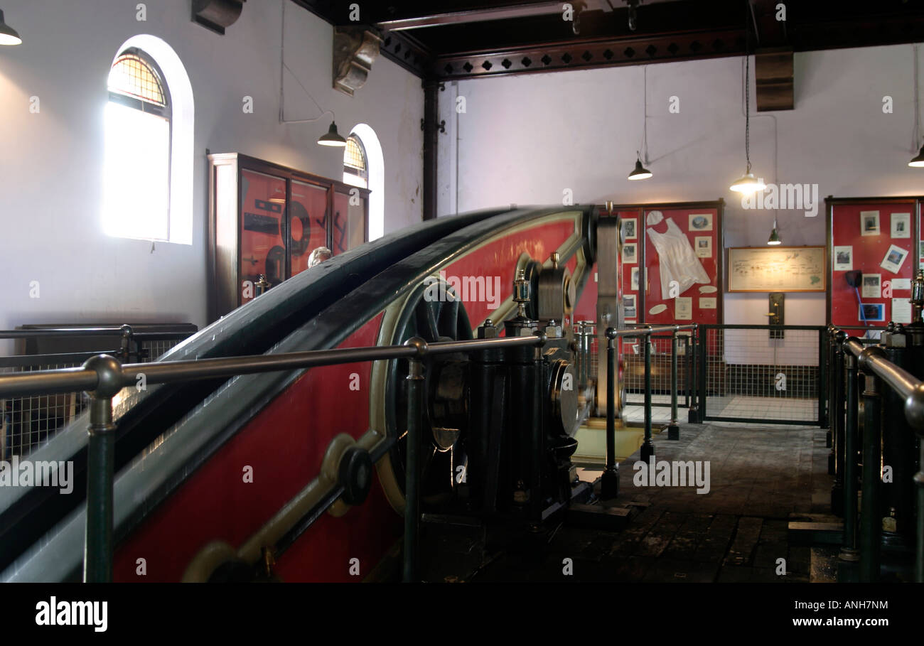 Moteur de 140hp moteur par James Watt Co, Papplewick Station de pompage, Dorset, UK Banque D'Images