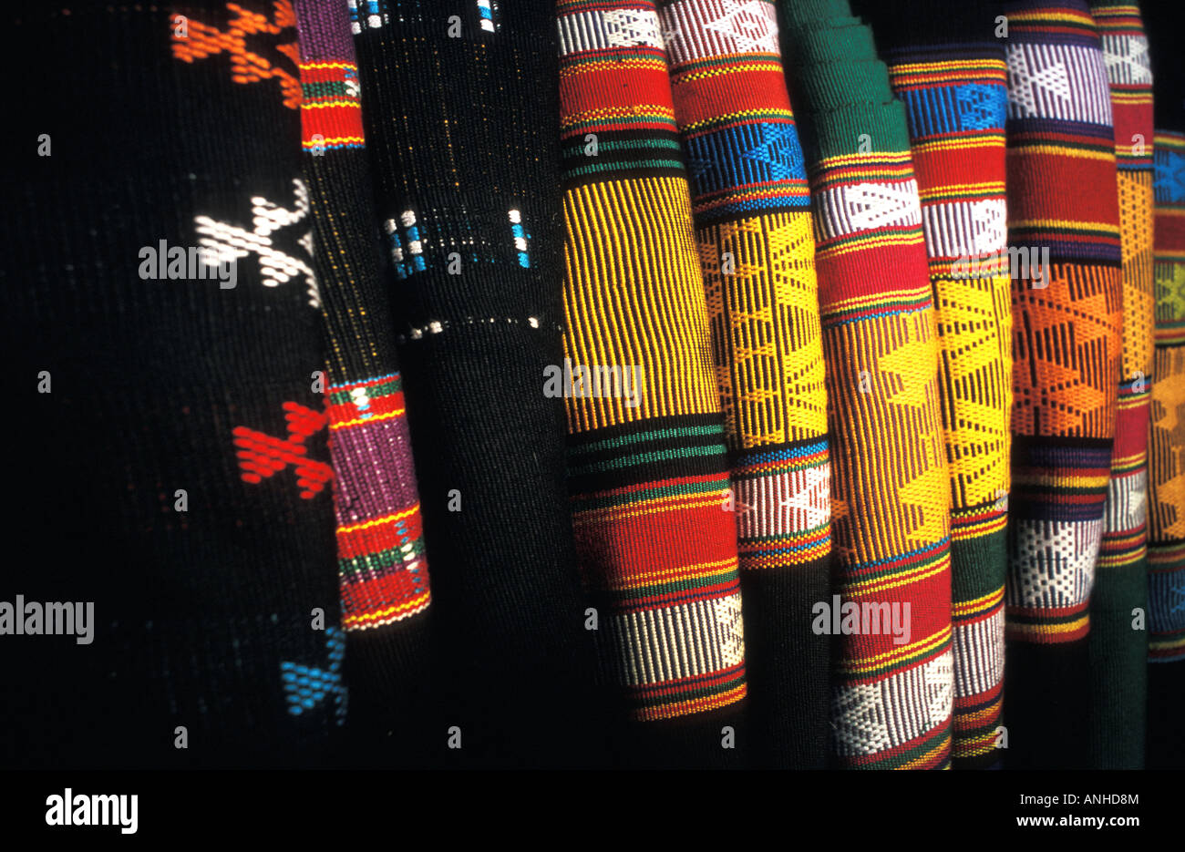 Marché de waikabubak tissé, à l'ouest de Sumba, Indonésie Banque D'Images