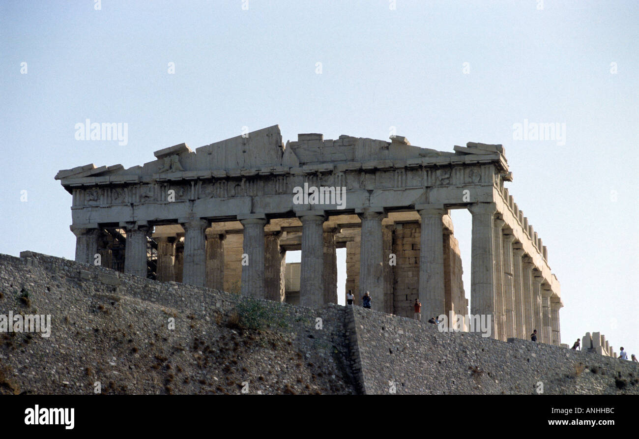 Grèce Athènes Acropole Banque D'Images