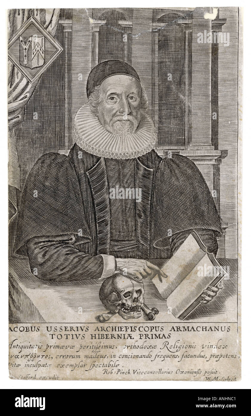 James Ussher 1581 1656 Banque D'Images