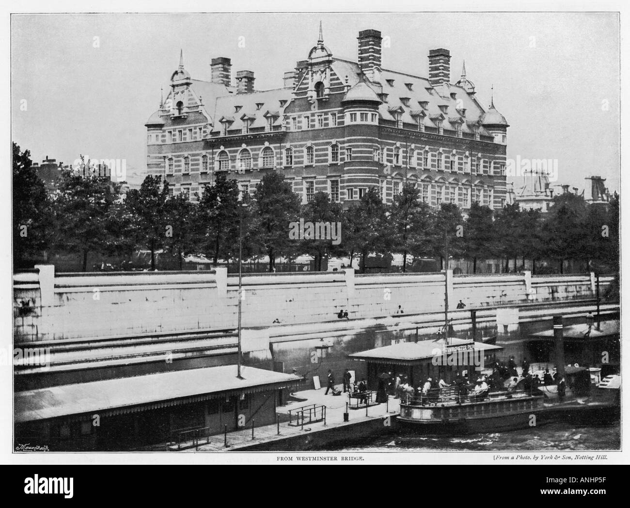 Extérieur de Scotland Yard Banque D'Images