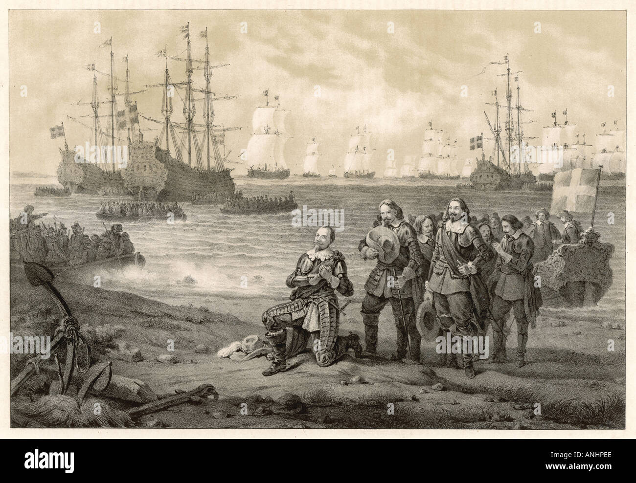 À Gustaf Adolf Usedom Banque D'Images