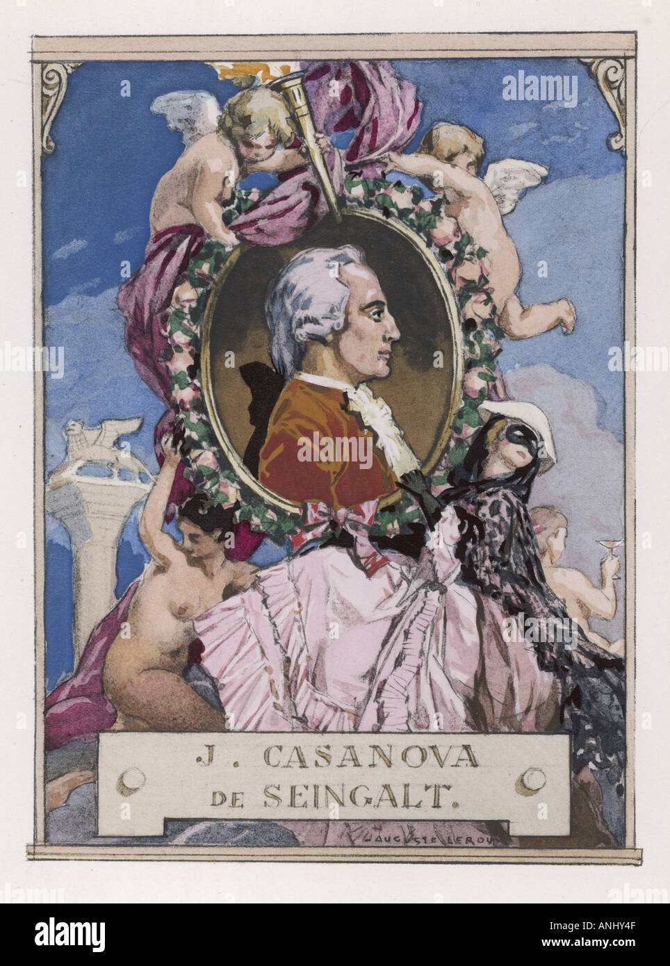 Casanova Leroux Vol 1 Fr Banque D'Images