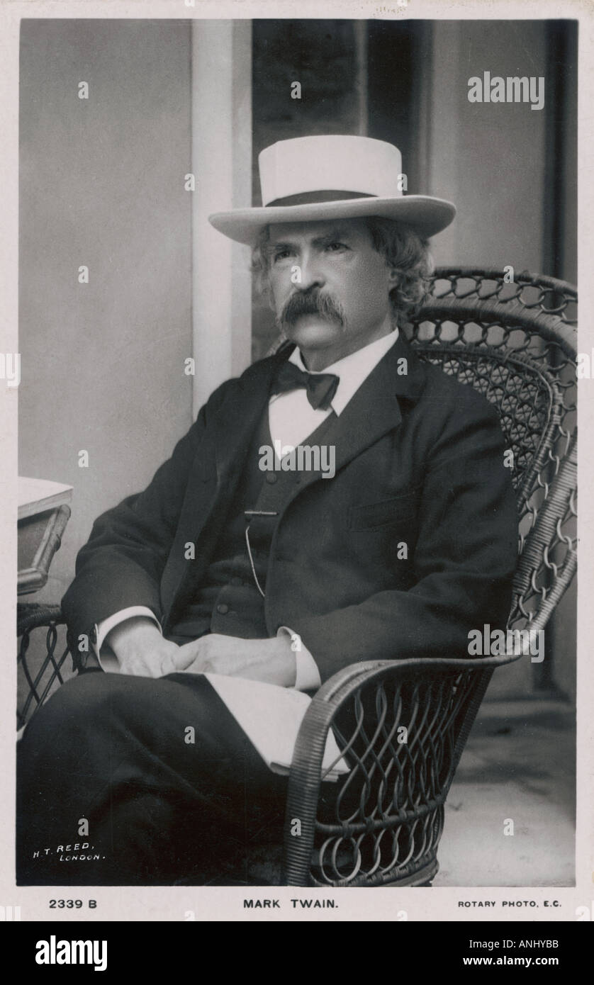 Mark Twain 1835 1910 Banque D'Images