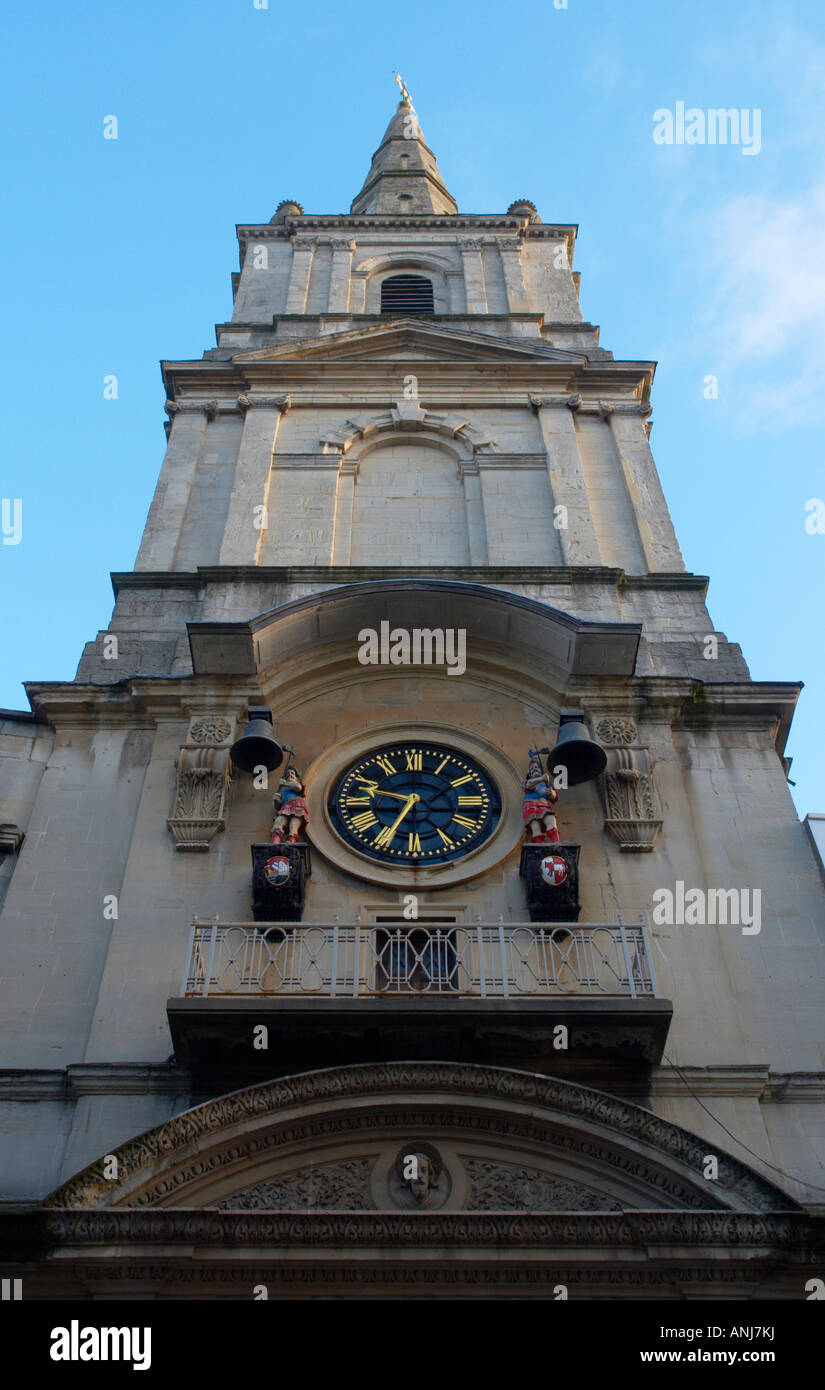 L'Église du Christ avec Saint Ewan et St George Broad Street Bristol Angleterre Banque D'Images