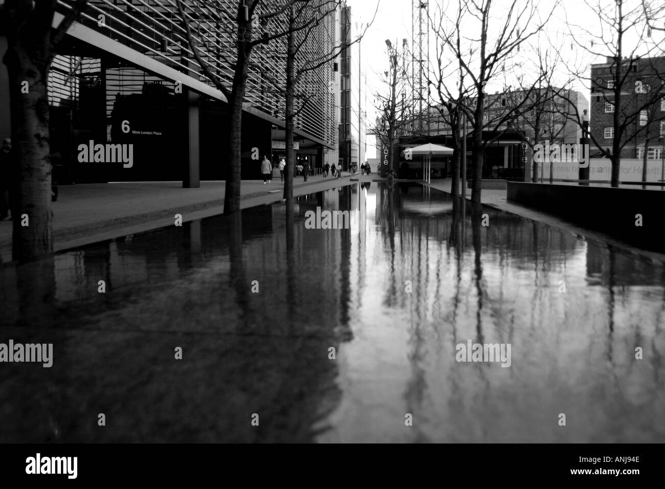 Réflexions à Londres Banque D'Images