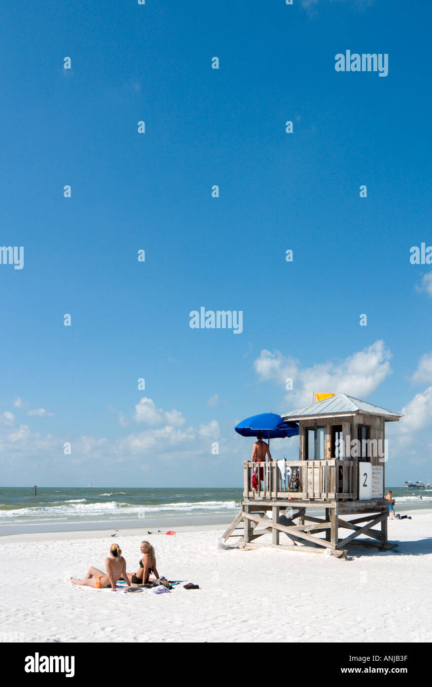 Clearwater Beach, la Côte du Golfe, Florida, USA Banque D'Images