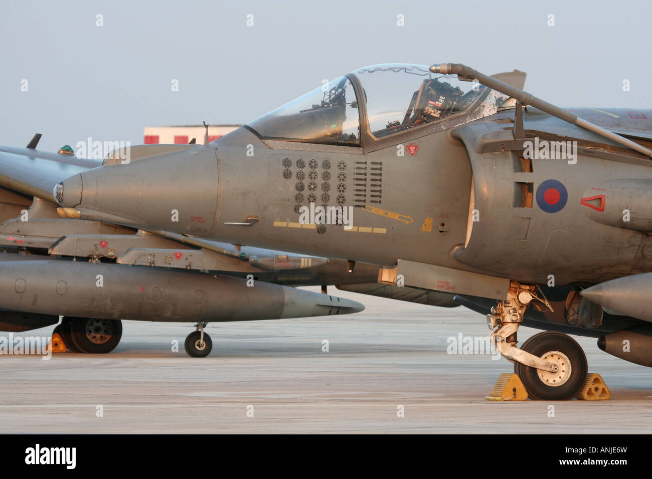 Royal Air Force Harrier GR7A avec les marquages de la mission de l'Afghanistan Banque D'Images